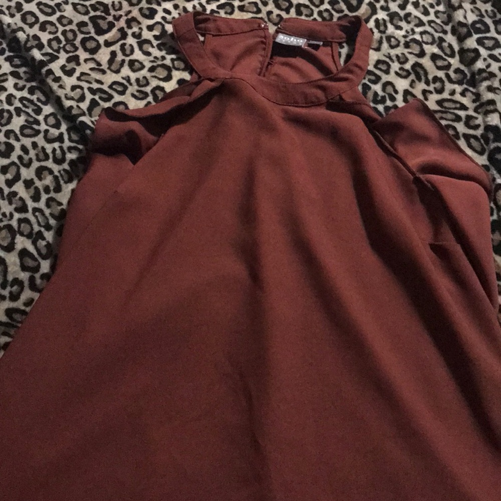 Brown blouse
